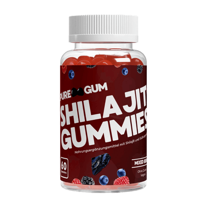 Premium Shilajit Gummies 1000 + Vitamin C,B6, B12 - 60 Stk